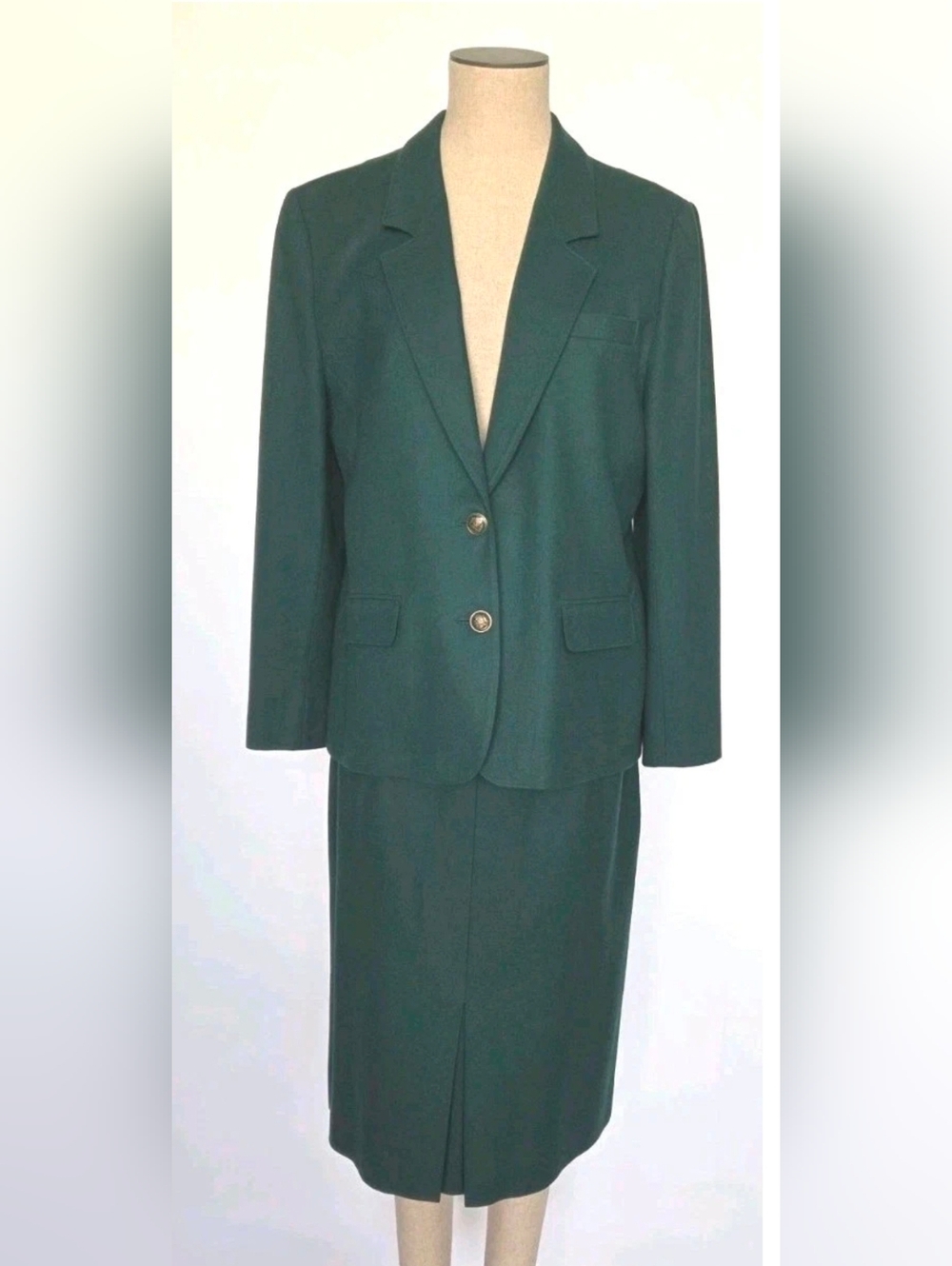 Pendelton Petites Wool Skirt Suit Set 14P